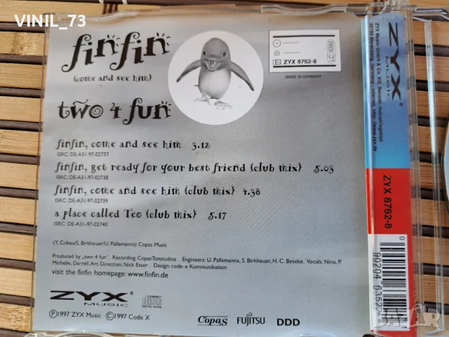 Two 4 Fun – Finfin (Come And See Him), снимка 3 - CD дискове - 50358651
