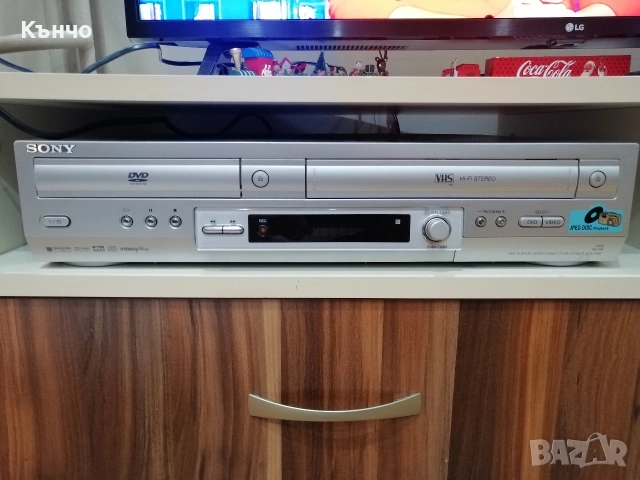 DVD & VHS комбо Sony! , снимка 4 - Ресийвъри, усилватели, смесителни пултове - 53249638