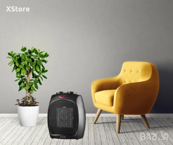 Керамична вентилаторна печка , 1500W – Компактно и ефективно отопление за вашия дом, снимка 3 - Отоплителни печки - 47785988