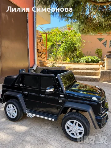 Mercedes Maybach G650, детски акумулаторен джип 12V, снимка 3 - Електрически играчки - 55959497