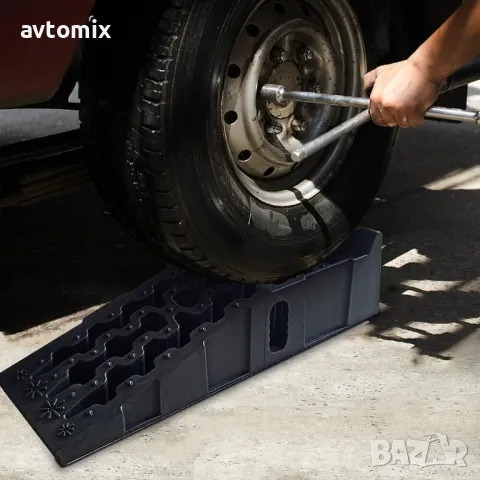 Пластмасови автомобилни рампи, 7 т, 905 x 305 x 215 мм, комплект 2 броя, снимка 12 - Аксесоари и консумативи - 49805746