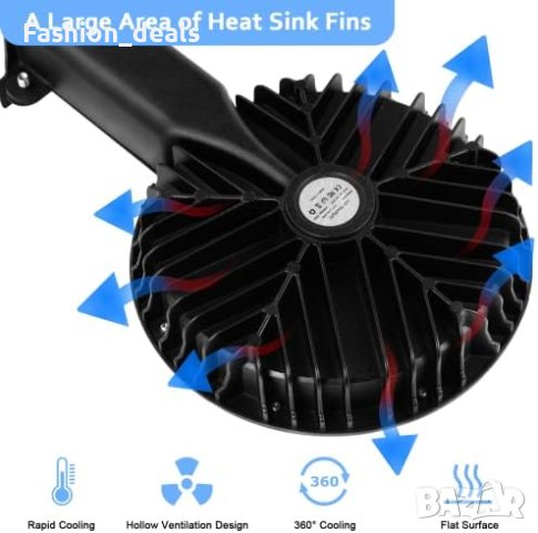 Нова Лампа Осветление с фотоклетка/150W LED/Сигурност Светлини за обори, снимка 6 - Други - 41446752