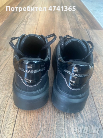 Обувки Karl Lagerfeld дамски черни 37 номер, снимка 3 - Дамски ежедневни обувки - 53656590