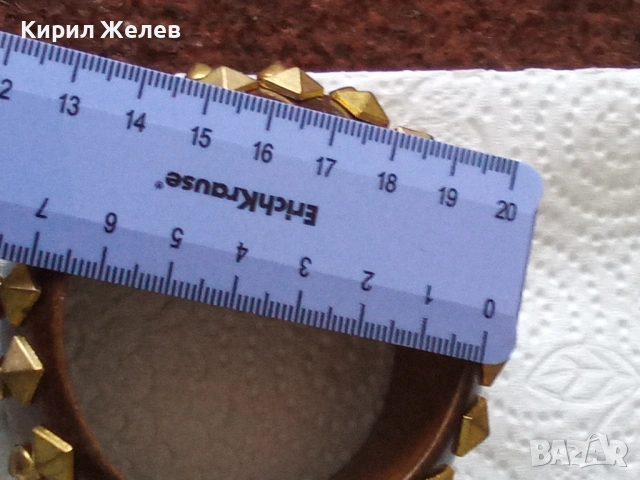 Ретро дървена гривна 45866, снимка 6 - Гривни - 53742131