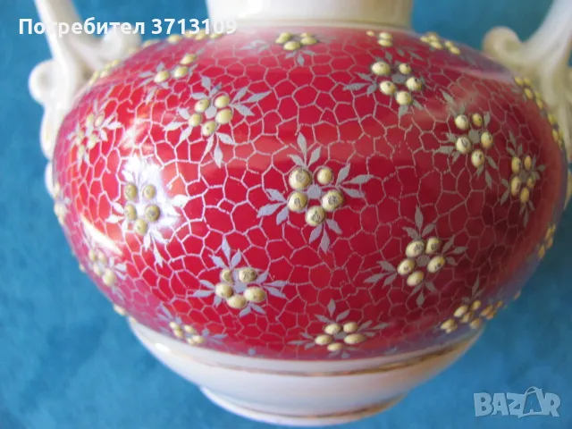 40-те порцеланова ваза EL KA KUNST, BAVARIA, снимка 2 - Вази - 48653071