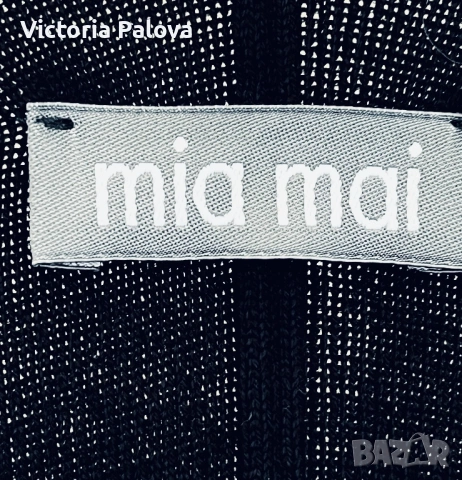 Луксозна черна жилетка MIA MAI от 100% Merino Extrafein – Размер XXL, снимка 5 - Жилетки - 53586522