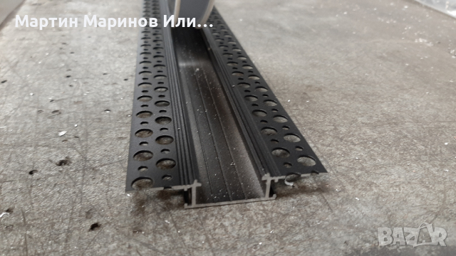 Алуминиев Профил за LED Лента.За Вграждане в Гипсокартон , снимка 2 - Лед осветление - 36251288