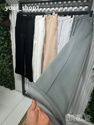 Ватирано дамско долнище панталон широк крачол , снимка 5 - Спортни екипи - 53471684