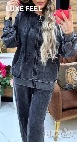 TOP MODEL 💎Памучен  Комплект с Камъни , снимка 4 - Комплекти - 53517385