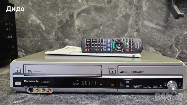 Panasonic DMR-EX99V с оригинално дистанционно управление и упътване., снимка 3 - Плейъри, домашно кино, прожектори - 55962010