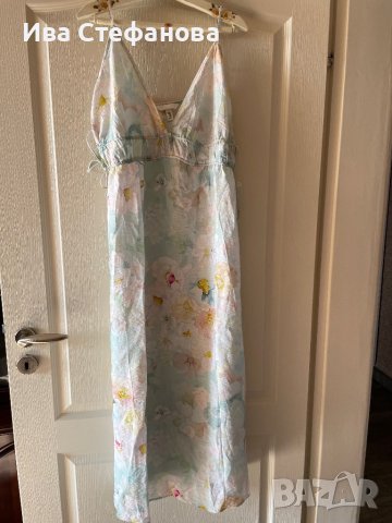 Нова разкошна XL елегантна ежедневна удобна рокля флорален десен нежни цветя , снимка 18 - Рокли - 41674883