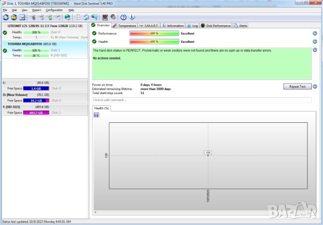 HDD Sony 500gb 2.5" слим като нов на 5 часа работа, снимка 5 - Външни хард дискове - 42490588