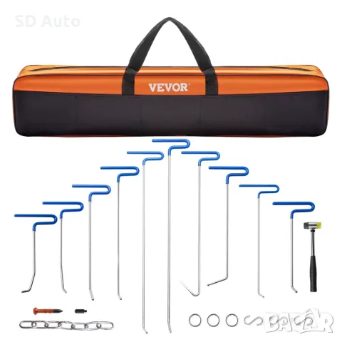 VEVOR PDR Комплект Лостове за ремонт на вдлъбнатини без кит и боя - 20 части, снимка 2 - Аксесоари и консумативи - 49553053