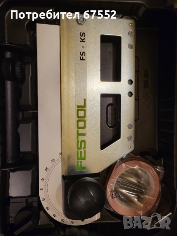 Аксесоар за рязане под ъгъл Festool FS-SYS/2 , неупотребяван. Цената е крайна!, снимка 2 - Други инструменти - 52923548