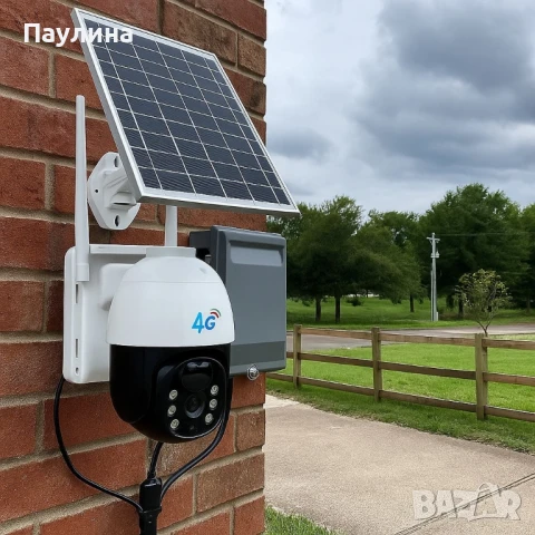 Соларна 10MP 4G безжична PTZ камера