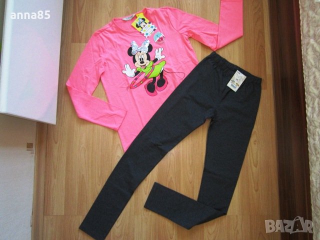 152/158см. Лот нов клин и блузка с Мики Маус