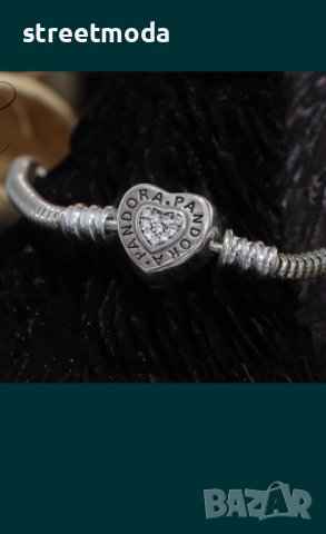 Талисман, клипс Пандора, снимка 2 - Гривни - 40982007