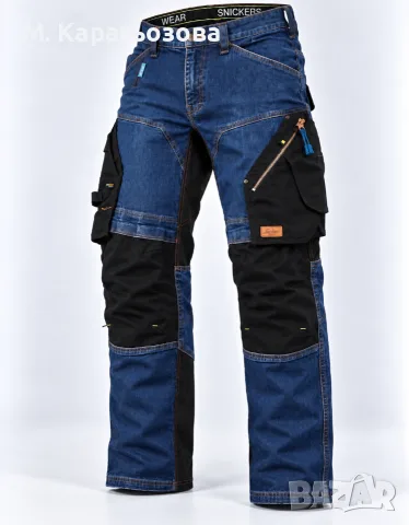Snickers FlexiWork Denim Trousers, Размер 52