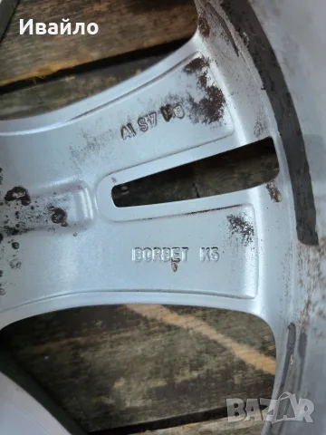 Оригинални джанти 17" Mercedes W204 (5x112) Borbet – 7.5J ET47, снимка 5 - Гуми и джанти - 55771931