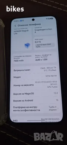 honor magic 8 lite 512gb 230€