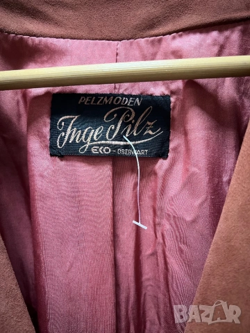 Манто естествена кожа, ретро, снимка 3 - Палта, манта - 53504919