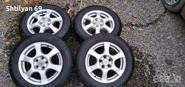 Оригинални алуминиеви джанти съкла зимни  гуми 15" за Субару Импреза
