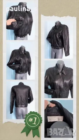 Два броя / M / XL / Естествена кожа / "Vroom & Dressman" "Enjoy||" / Рокерско яке , снимка 2 - Якета - 49204981