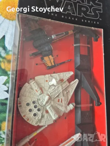 Комплект от 4 макета (Die cast) STAR WARS FORCE AWAKENS BLACK SERIES TITANIUM на HASBRO, снимка 5 - Колекции - 56194429