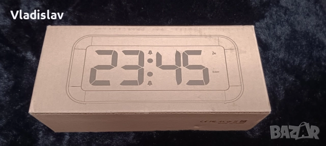 Силен цифров будилник с динамична RGB нощна светлина в 8 цвята, снимка 5 - Друга електроника - 52677750