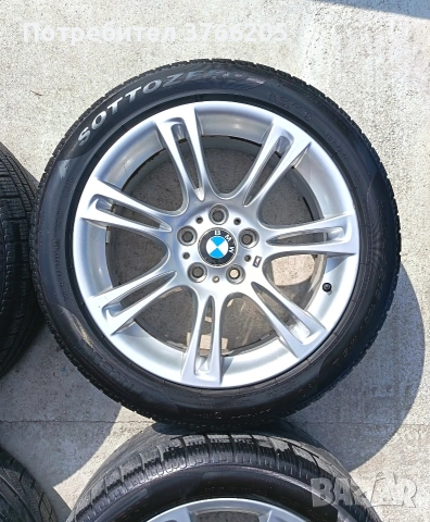 18ки джанти 5x120 BMW Style 350 с гуми 490€, снимка 5 - Гуми и джанти - 53772429