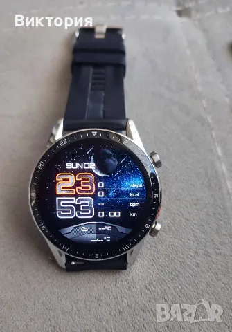 Huawei Watch GT 2 46mm – смарт часовник + 7 каишки, снимка 2 - Смарт часовници - 56307591