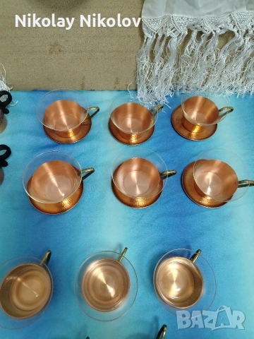 медни сервизи и постакани, снимка 6 - Сервизи - 53612335