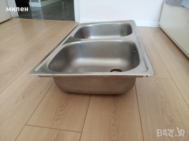 продавам двойна кухненска мивка алпака , снимка 2 - Мивки - 53616077