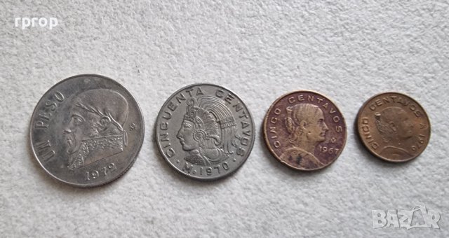 Мексико. 4 бройки.Стара емисия., снимка 1