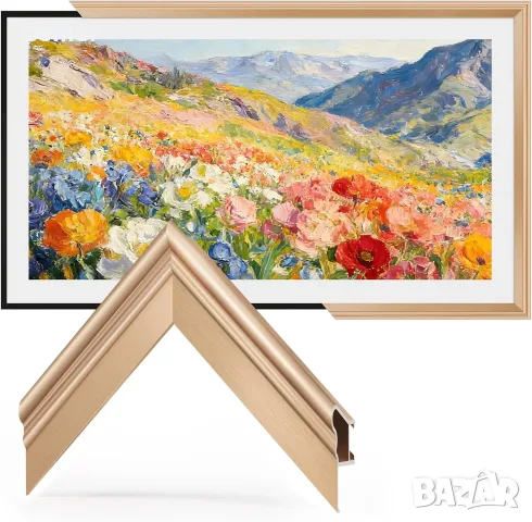 Декоративна метална рамка за Samsung The Frame и Pro, 165 см