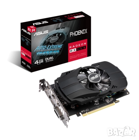 Нова Видео карта ASUS Phoenix AMD Radeon RX550 EVO/4GB GDDR5