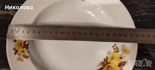 Чинии български порцелан , снимка 3 - Чинии - 41355897