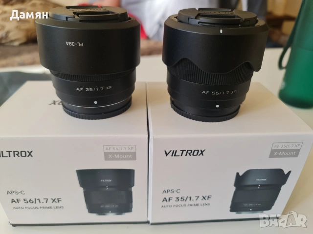 Обективи Viltrox 35mm и 56m f1.7 за Fuji X AF