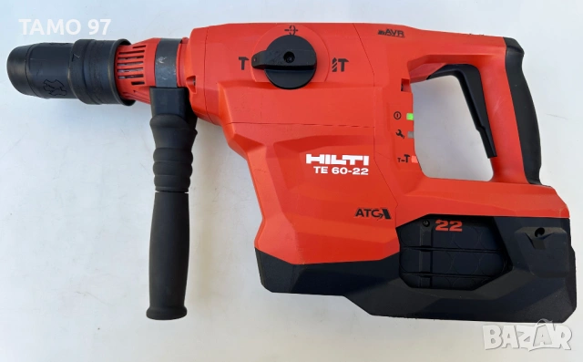 Hilti TE 60-22 Nuron - Ударно пробивна машина 2x22V 12.0Ah перфектен!, снимка 4 - Перфоратори - 53013591