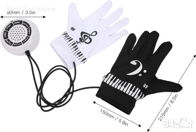 Магически сензорни музикални ръкавици- невидимо пиано! , снимка 3 - Музикални играчки - 49012487