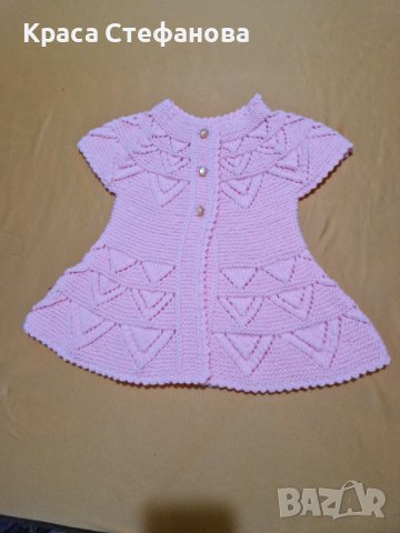 Ръчно плетени детски роклички, снимка 3 - Детски рокли и поли - 42379148