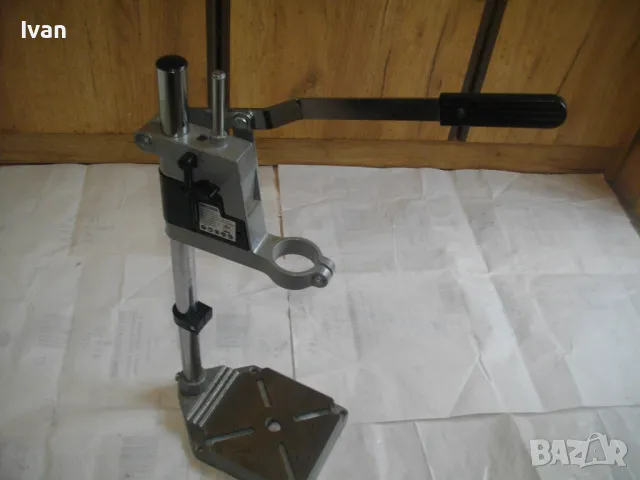 НОВА НЕМСКА ОРИГИНАЛНА 2001г. СТОЙКА ЗА БОРМАШИНА PARKSIDE 3,0 кг/работен ход 60мм, снимка 8 - Бормашини - 48253305