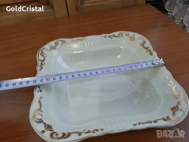 Стар български порцелан купа , снимка 5 - Антикварни и старинни предмети - 36502135