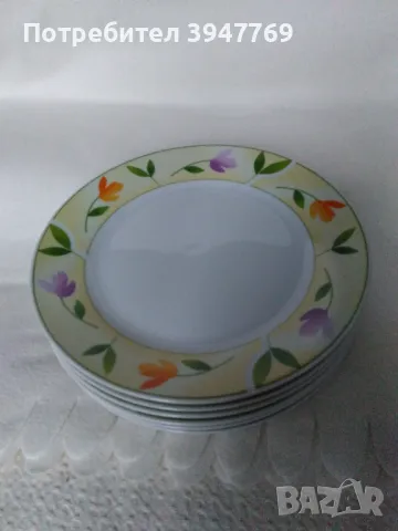 комплект 6 немски чинии, снимка 4 - Чинии - 47405076