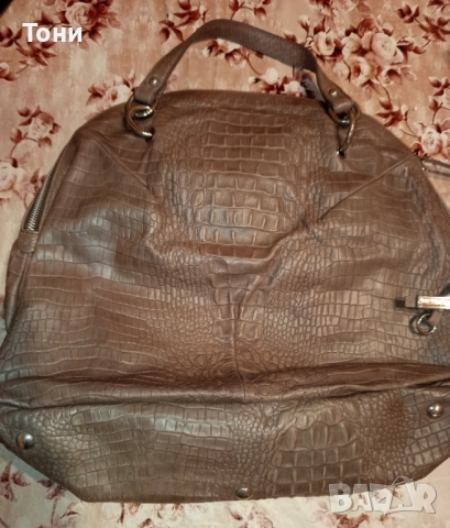 GIANNI CHIARINI Оригинал Нова Дамска Чанта Изцяло от Естествена Кожа , снимка 5 - Чанти - 52418714