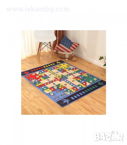 ИГРА КИЛИМЧЕ НЕ СЕ СЪРДИ ЧОВЕЧЕ 80Х80 СМ. СЪС ЗАРЧЕ И ФИГУРИ - код 2714, снимка 3 - Други - 33925424