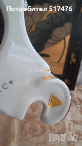 Порцеланов часовник Royal Dux Bohemia , снимка 14 - Стенни часовници - 51762321