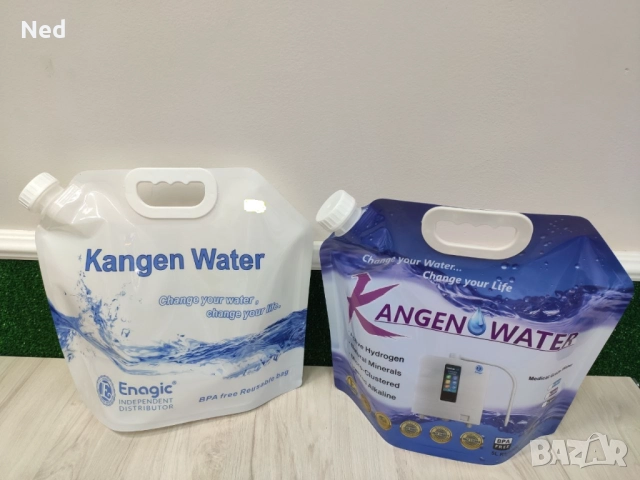 Удобни Канген торби/туби 5л от специална пластмаса - BPA free!, снимка 4 - Други спортове - 43118802