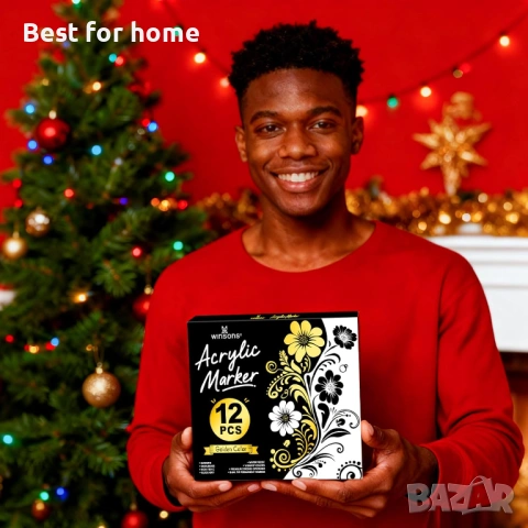 WINSONS Златни акрилни маркери за рисуване, снимка 2 - Други стоки за дома - 53749308