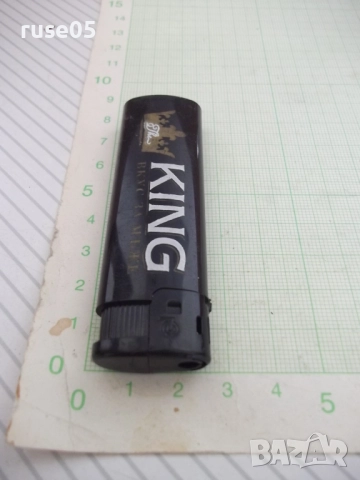 Запалка "KING" газова пиезокристална с мек пламък, снимка 4 - Колекции - 51860452